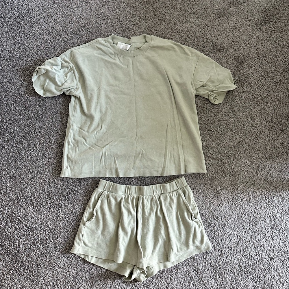 H&M Mint Green Loungewear Set